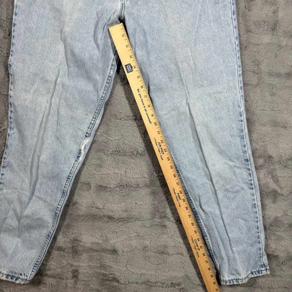 Chic Blue High Rise Tapered Jeans Vintage Look - Picture 6 of 14